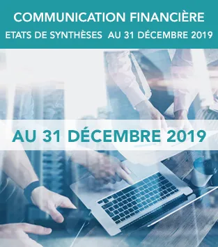 Communication financière 31 Décembre 2019